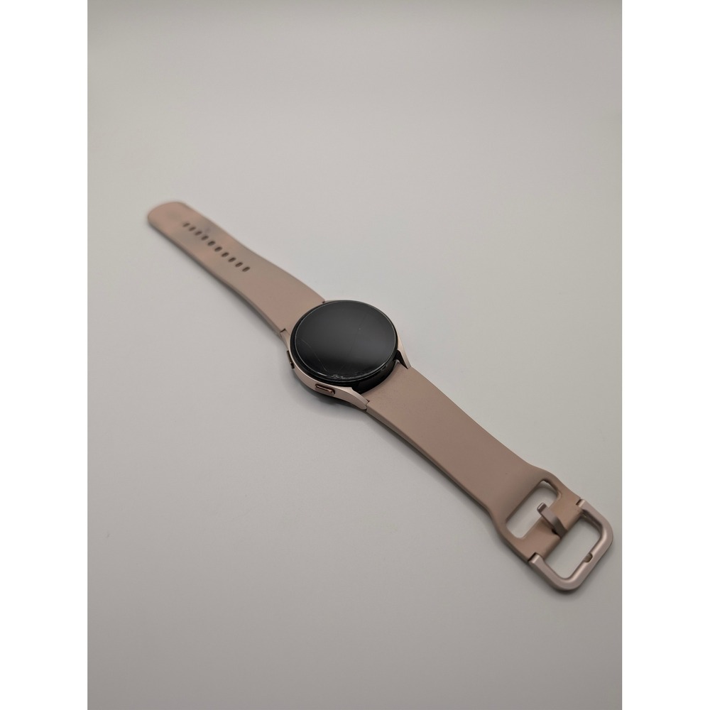 Samsung Smartwatch Unisex 40mm Pink Gold Galaxy Watch 4 SM-R860 Cracked Screen